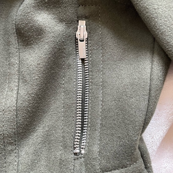 Express faux wool moto jacket - Picture 7 of 9